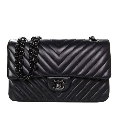 chanel chevron so black extra mini|Chanel So Black Chevron .